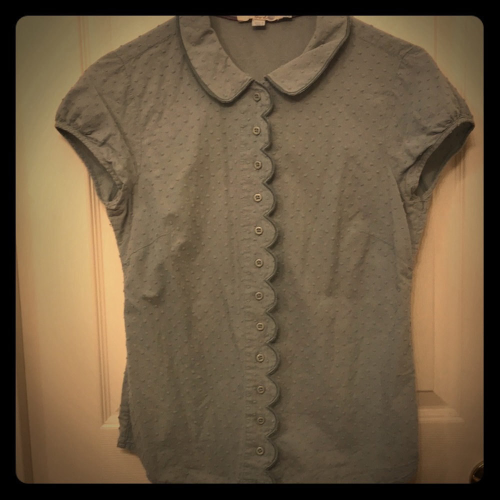 Bowden light blue vintage style blouse